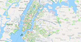 Cartina di Stazione Citi Bike di New York